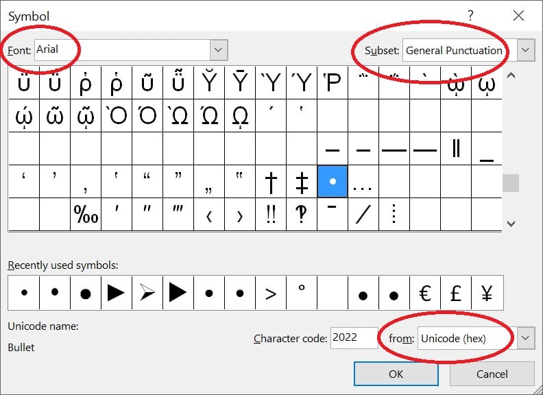 Excel Bullets Image 6