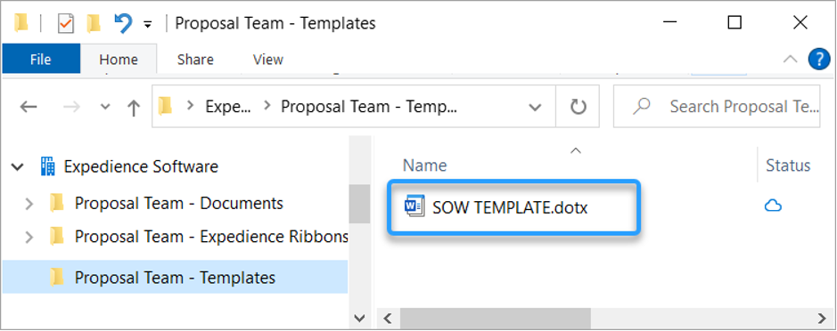 Proposal Team Templates