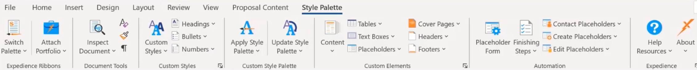 Proposal Formatting Tools in Microsoft Word